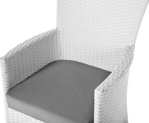Set 2 ks. záhradných stoličiek TALIAN (polyratan) (biela). Vlastná spoľahlivá doprava až k Vám domov. 1019173