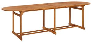 Záhradný jedálenský stôl 280x90x75 cm masívne akáciové drevo