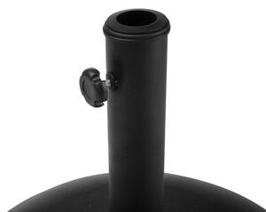 Stojan na zahradný dáždnik 45 cm ELFIR (betón) (čierna). Vlastná spoľahlivá doprava až k Vám domov. 1019438
