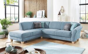 ROHOVÁ SEDAČKA, textil, svetlomodrá Sit & More - Sedačky, Online Only