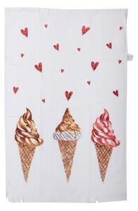 Froté uterák so zmrzlinou Frosty And Sweet - 40*66 cm - Clayre & Eef