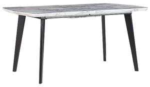 Jedálenský stôl MATTILDA (sivá + čierna) (pre 6 až 8 osôb). Vlastná spoľahlivá doprava až k Vám domov. 1026738