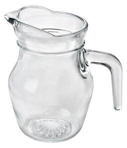 Transparentný sklenený džbánok na vodu - 14 * 9 * 13 cm / 500 ml - Clayre & Eef