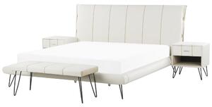 Spálňa BETTEA (s posteľou 180x200 cm) (biela). Vlastná spoľahlivá doprava až k Vám domov. 1022625