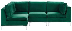Rohová sedačka EVENA (zelená) (pre 4 osoby) (L). Vlastná spoľahlivá doprava až k Vám domov. 1026846