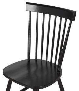 Set 2 ks. jedálenských stoličiek Bargo (čierna). Vlastná spoľahlivá doprava až k Vám domov. 1035624
