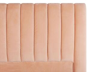 Manželská posteľ 160 cm MASALA (s roštom) (ružová). Vlastná spoľahlivá doprava až k Vám domov. 1022801