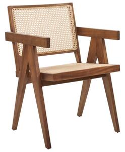 Jedálenská stolička Willow (prírodná + hnedá) . Vlastná spoľahlivá doprava až k Vám domov. 1076584