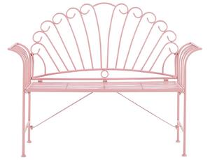 Záhradná lavička CAVEA (ružová). Vlastná spoľahlivá doprava až k Vám domov. 1022896