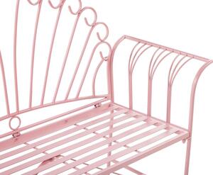Záhradná lavička CAVEA (ružová). Vlastná spoľahlivá doprava až k Vám domov. 1022896