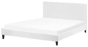 Manželská posteľ 180 cm FUTTI (s roštom) (biela). Vlastná spoľahlivá doprava až k Vám domov. 1022923