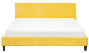 Manželská posteľ 180 cm FUTTI (s roštom) (žltá). Vlastná spoľahlivá doprava až k Vám domov. 1022922