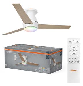 Osram - LED RGB stmievateľný stropný ventilátor NORDES LED/18W/230V 3000-6500K + diaľkový ovládač