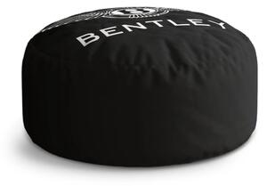 Sablio Taburet Circle Logo Bentley Čierny: 38x48 cm