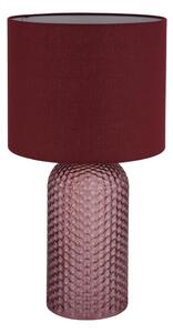 Globo 21735R - Stolná lampa SOFIE 1xE27/60W/230V červená