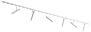 Moderný koľajnicový systém biely so 6 bodovými svetlami biely 1-fázový - Slimline Avery