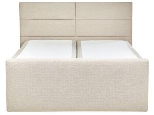 Manželská posteľ 160 cm Aoyun (sivá) (s roštom a matracom) (s úl. priestorom). Vlastná spoľahlivá doprava až k Vám domov. 1077691