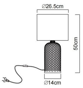 Globo 21735BG - Stolová lampa SOFIE 1xE27/60W/230V zelená