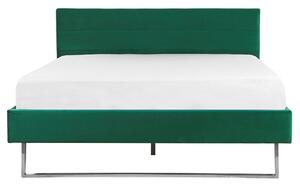 Manželská posteľ 160 cm BELAE (s roštom) (zelená). Vlastná spoľahlivá doprava až k Vám domov. 1023051