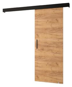 NovýNábytok.sk Posuvné dvere 80 cm Slavdro 1 (craft zlatý + čierna matná). Akcia -80%. Vlastná spoľahlivá doprava až k Vám domov. 1108789