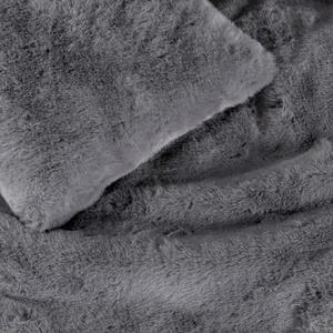 Goldea luxusná deka z mikrovlákna - tmavo sivá 150 x 200 cm
