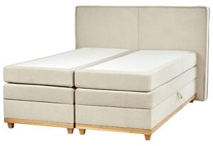 Manželská posteľ 160 cm Despina (béžová) (s roštom a matracom) (s úl. priestorom). Vlastná spoľahlivá doprava až k Vám domov. 1078672