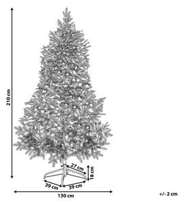 Umelý vianočný stromček 210 cm TOMMO (biela). Vlastná spoľahlivá doprava až k Vám domov. 1023176