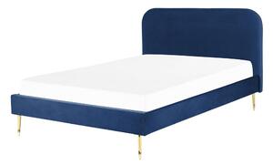 Manželská posteľ 140 cm Faris (modrá) (s roštom). Vlastná spoľahlivá doprava až k Vám domov. 1078935