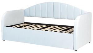 Jednolôžková posteľ 200 x 90 cm Eithan (modrá) (s roštom). Vlastná spoľahlivá doprava až k Vám domov. 1078826
