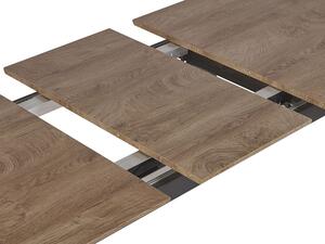 Jedálenský stôl CALNARA (tmavé drevo) (pre 6 až 8 osôb). Vlastná spoľahlivá doprava až k Vám domov. 1023308