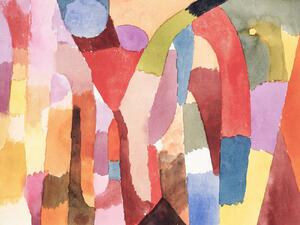 Umelecká tlač Movement of Vaulted Chambers - Paul Klee, (40 x 30 cm)