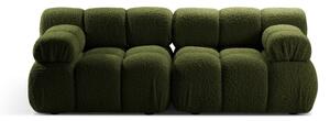 Zelená modulárna pohovka z textílie bouclé 188 cm Bellis – Micadoni Home