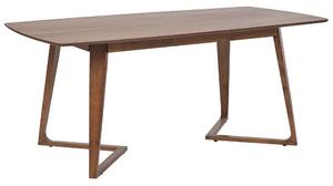 Jedálenský stôl HAXAR (tmavé drevo) (pre 6 osôb). Vlastná spoľahlivá doprava až k Vám domov. 1023383