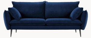 Pohovka Elio Royal Blue & Black (4-miestna)