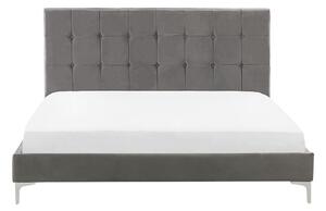 Manželská posteľ 140 cm AMART (sivá) (s roštom). Vlastná spoľahlivá doprava až k Vám domov. 1023421