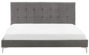 Manželská posteľ 180 cm AMART (sivá) (s roštom). Vlastná spoľahlivá doprava až k Vám domov. 1023423
