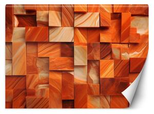 Fototapeta Oranžové kamenné kocky Materiál: Vliesová, Rozmery: 200 x 140 cm