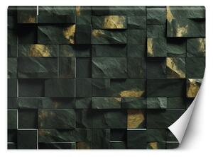 Fototapeta Zelené mozaikové kocky Materiál: Vliesová, Rozmery: 200 x 140 cm