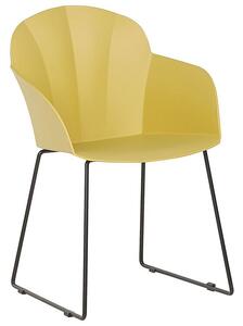 Set 2 ks. jedálenských stoličiek SYVVA (žltá). Vlastná spoľahlivá doprava až k Vám domov. 1023479