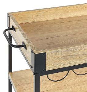 Servírovací stolík Hulza (svetlé drevo). Vlastná spoľahlivá doprava až k Vám domov. 1080176