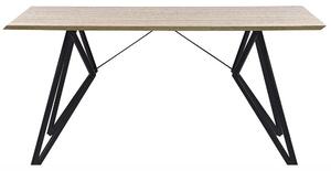Jedálenský stôl BURGOS (pre 6 osôb) (svetlé drevo). Vlastná spoľahlivá doprava až k Vám domov. 1023491