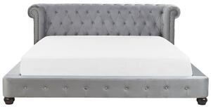 Manželská posteľ 180 cm CAVILLA (s roštom) (sivá). Vlastná spoľahlivá doprava až k Vám domov. 1023640