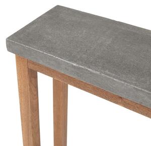 CONCRETE Konzolový stolík s betónovou doskou