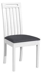 Jedálenská stolička ROMA 10 Tkanina 2B Biela