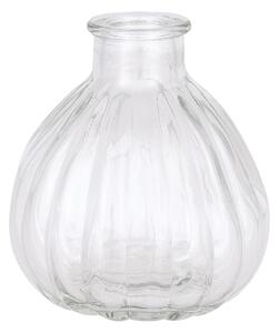 Sklenená vázička Curved Clear