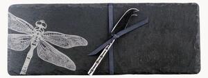 Doska na krájanie syra's nožom na syr Dragonfly, 2 ks