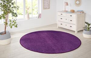 Hanse Home Collection koberce Kusový koberec Nasty 101150 Purple kruh - 200x200 (priemer) kruh cm