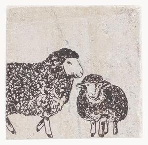 Podložky pod poháre Sheep, 4 ks