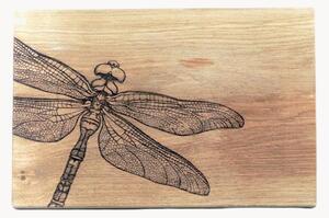 Servírovacia doska z dubového dreva Dragonfly