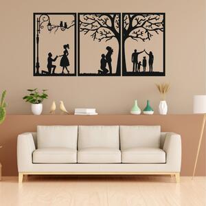 3 dielny obraz na stenu - Rodina | KMDESING